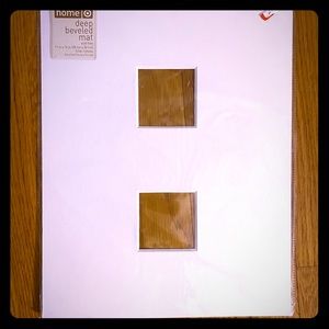 Deep beveled photo mat, NWT